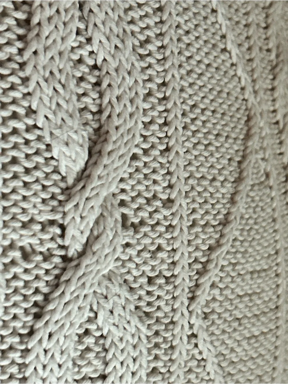 Hand-Knit Cable Throw Pillow